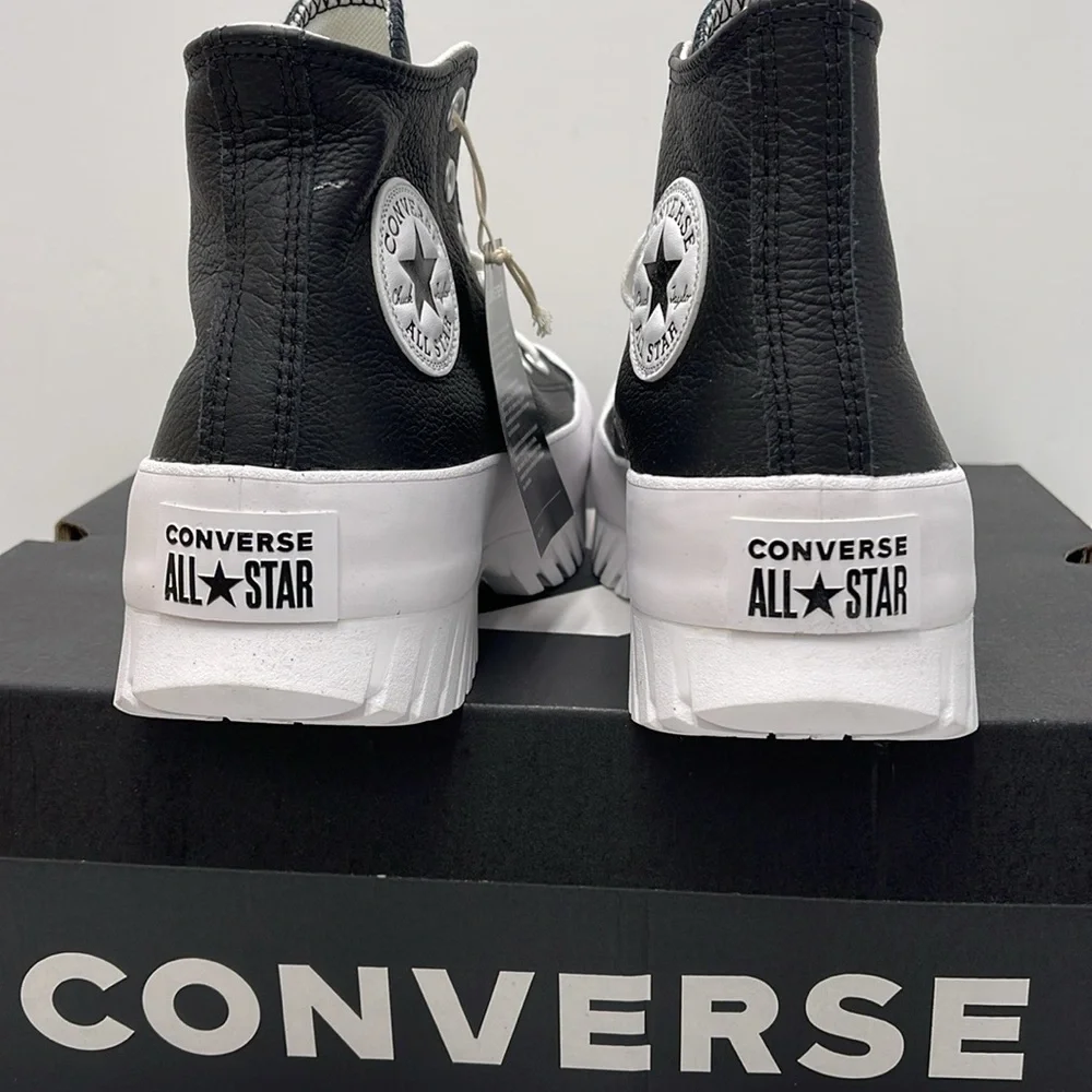 Converse WMNS CTAS LUGGED 2.0 HI BLACK/EGRET/WHITE A03704C Paltforms Sn…